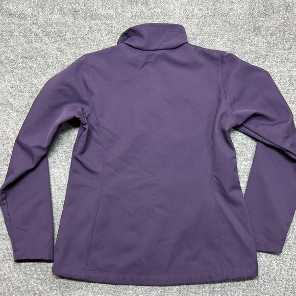 Columbia Softshell Jacket Womens Medium Purple Full Zip Fleece Lined Outdoor - Picture 4 of 10